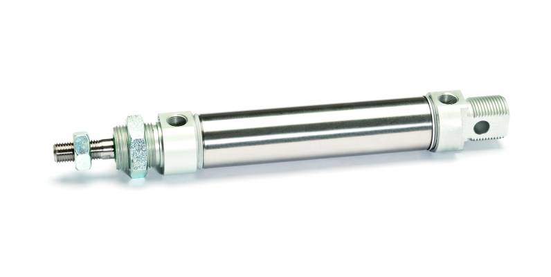 Micro cilindru dubla actiune magnetic, piston 10 mm, cursa 80 mm
