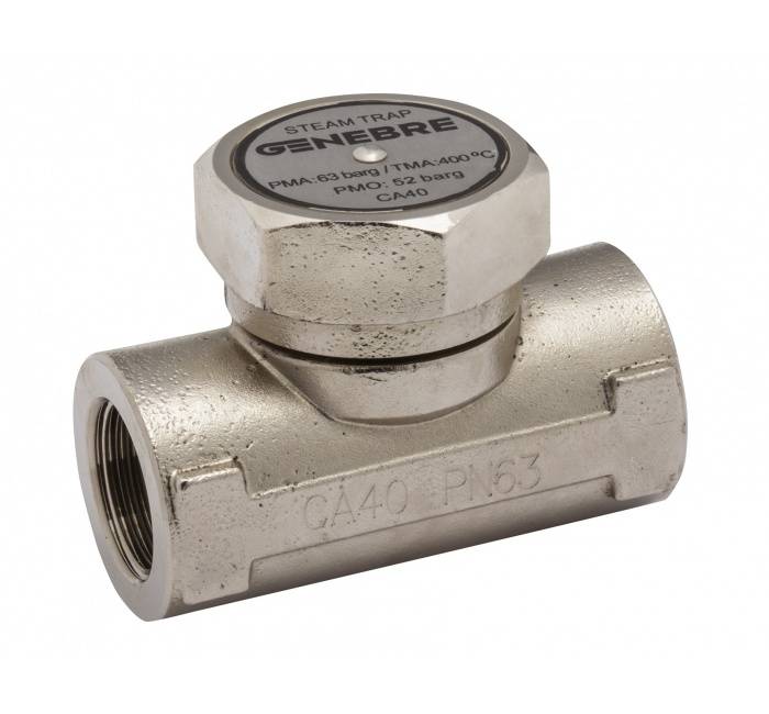 Oala condens termodinamica fara filtru, filete interioare, din inox