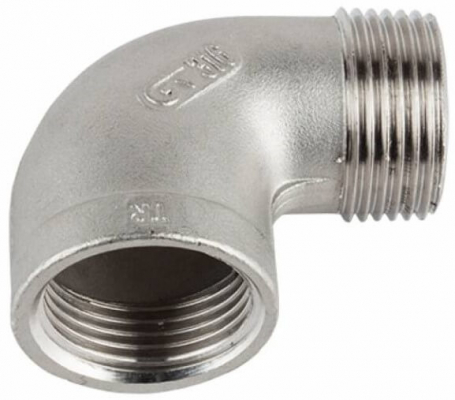 Cot 90° cu filet interior Rp 1 1/2&QUOT;-exterior R 1 1/2&QUOT;, inox AISI 316