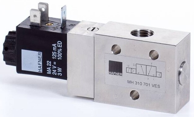 Distribuitor 3/2 electric, monostabil - INOX