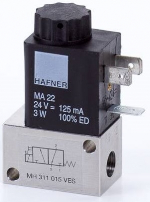 Distribuitor 3/2 electric, actionare directa - INOX