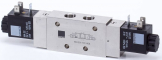 Distribuitor 5/3 electric, centru presurizat - INOX