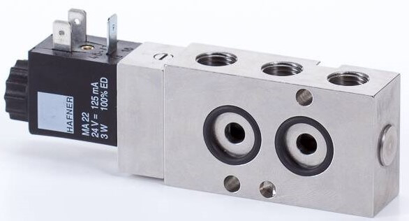 Distribuitor 5/2 NAMUR electric, monostabil - INOX