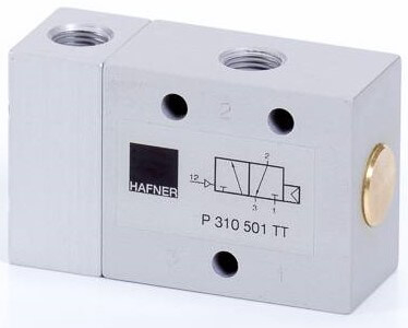 Distribuitor 3/2 actionare pneumatica - temperaturi scazute
