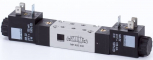 Distribuitor 5/2 electric, bistabil, montaj in linie tip MH
