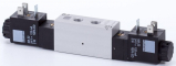 Distribuitor 5/2 electric, bistabil, montaj placa, tip MH, porturi distribuitor