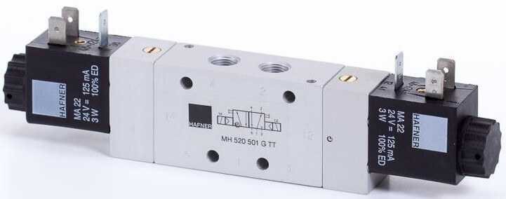 Distribuitor 5/2 electric, bistabil - temperaturi scazute