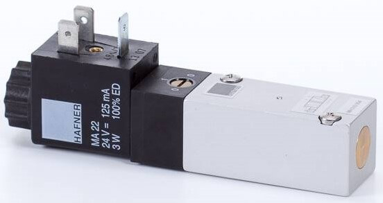 Distribuitor 5/2 electric, monostabil, montaj placa - temperaturi scazute