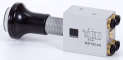 Distribuitor 5/2 cu buton, bistabil si resetare pneumatica