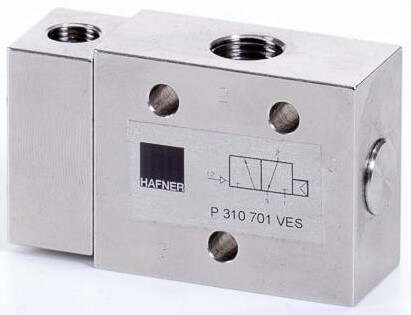 Distribuitor 3/2 pneumatic - INOX
