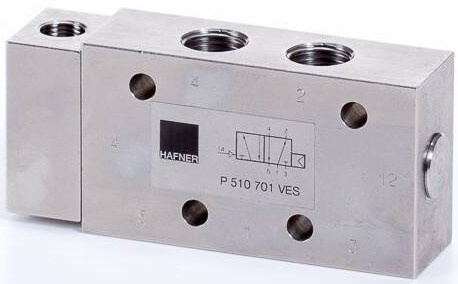 Distribuitor 5/2 pneumatic, monostabil - INOX