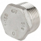 Dop cu hexagon extern, filet exterior R 1/2&QUOT;, inox AISI 316
