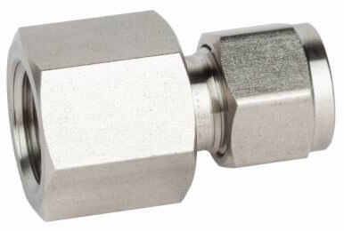 Fiting drept cu filet interior Rp 3/8&QUOT;, tub Ø3/8&QUOT;, 340bar, inox AISI 316