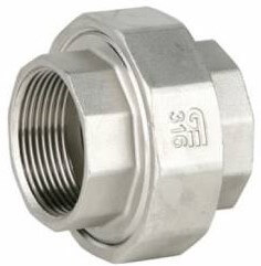 Niplu detasabil cu filet interior NPT 2&QUOT;, etansare plana, inox AISI 316