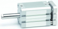 Cilindru compact dubla actiune magnetic anti-rotatie cu tija bilaterala, tija filet interior, ISO 21287