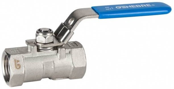 Robinet din inox cu bila, orificiu redus, filete interioare 1/2&QUOT; NPT, PN 63