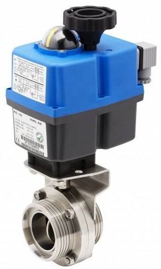 Robinet fluture sanitar, filete ext., act. electric