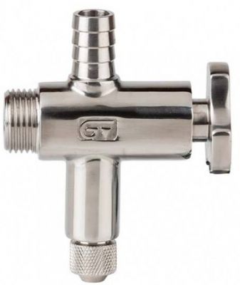 Robinet golire cu purja si adaptor furtun, din inox, filet G 1/2, PN 10
