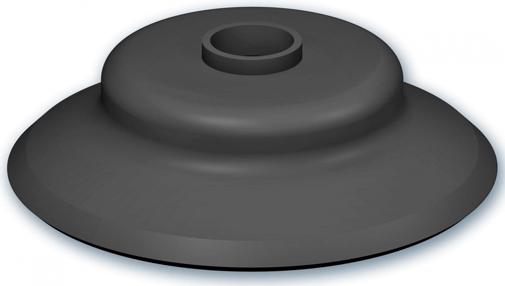 Ventuza rotunda extra-plata 1 burduf NBR seria VPG