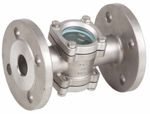 Vizor sticla dublu, din inox, flanse PN 16, 1 1/4&QUOT;
