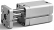 Cilindru compact UNITOP dubla actiune magnetic anti-rotatie, tija filet exterior