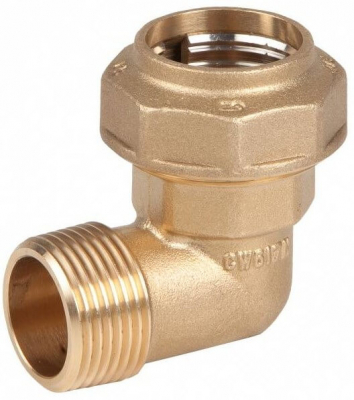 Conector RAG-GE tip L cu filet exterior G 2&QUOT;, pentru teava PE Ø 63 mm