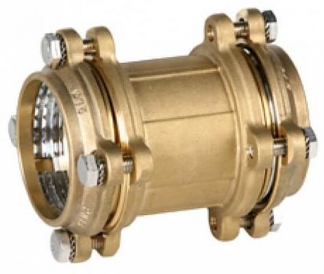 Conector RAG-GE drept dublu cu flansa pentru teava PE Ø 75 mm