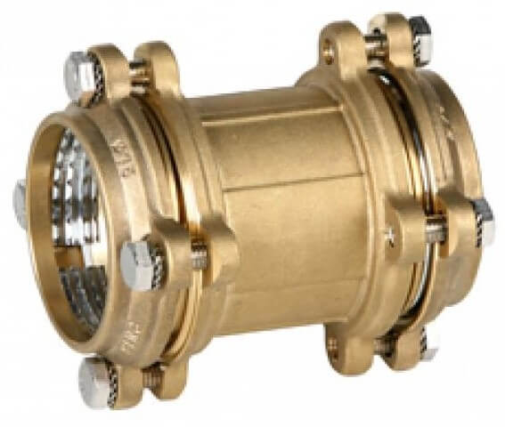 Conector drept dublu cu flansa pentru teava