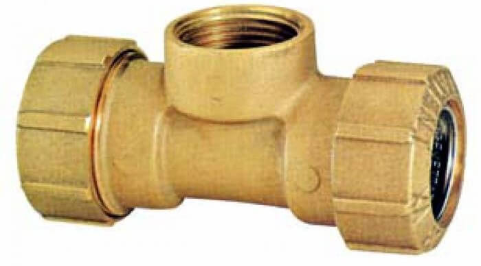 Conector T pentru teava PE Ø 63 mm, filet interior G 2&QUOT;