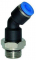 Cupla L 45° push-in cu filet cilindric exterior si O-ring, G 1/2&QUOT; - 8 mm