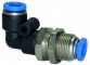 Cupla L push-in pentru panou, seria standard, 4 mm
