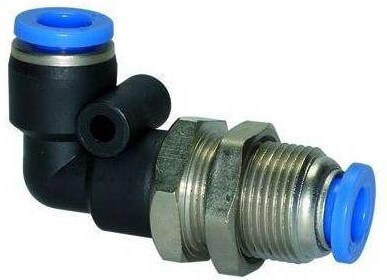 Cupla L push-in pentru panou, seria standard, 4 mm