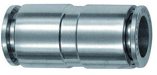 Cupla dreapta push-in de legatura, seria Inox, 6 mm