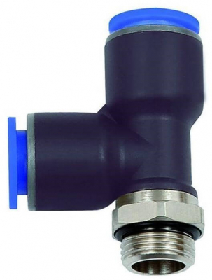 Cupla L-T push-in cu filet cilindric exterior si O-ring, seria standard, G 1/2&QUOT; - 8 mm