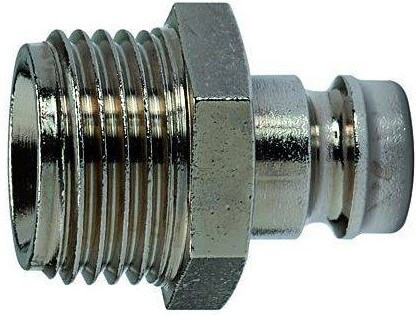 Cupla temperatura ridicata DN 9 push-in fara supapa inchidere si filet exterior