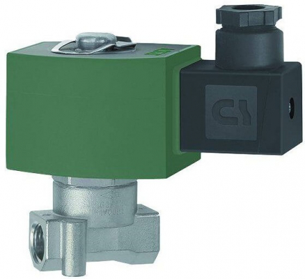 Electroventil 2/2 din Inox, NC, actionare directa, 24 V DC, NBR, G 1/4&QUOT;