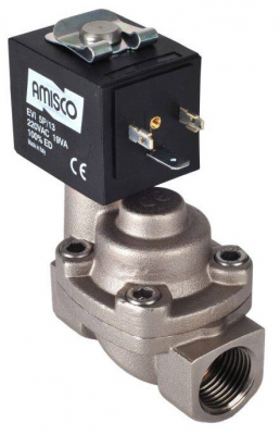 Electroventil 2/2 cu piston pentru abur, NC, 220 V AC, G 1&QUOT;