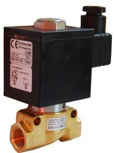 Electroventil 2/2, NC, actionare directa, 24 V DC, NBR, G 1/2&QUOT;, ΔP min = 0 bar