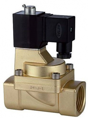 Electroventil 2/2, NO, actionare pilotata, 24 V DC, G 3/4&QUOT;, PN 7