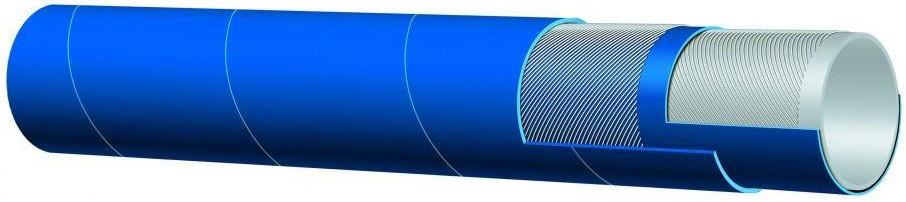 Furtun din cauciuc EPDM 13x23 mm pentru apa fierbinte si abur, pentru industria alimentara