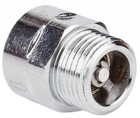 Robinet cu bila pentru gaz cu autoblocare si limitator debit, filet  G 1/2&QUOT;