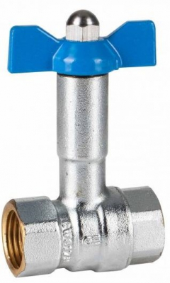 Robinet cu bila, maneta fluture si extensie pentru izolare, orificiu complet, filet G 3/4&QUOT;, PN 25