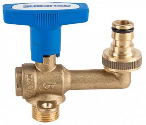 Robinet cu bila pentru hidrant vertical, filet G 1/2&QUOT; x G 3/4&QUOT;, PN 16