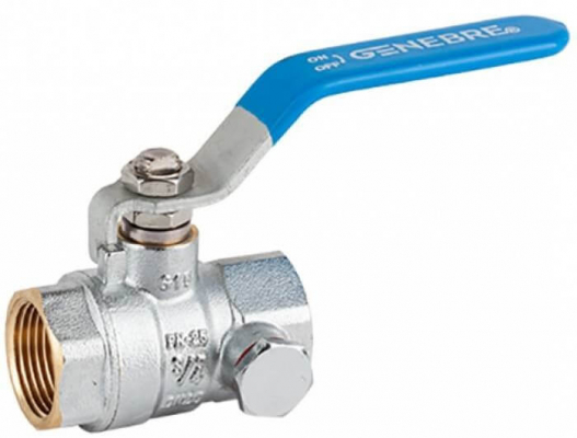 Robinet cu bila clasic, 2 intrari laterale G 1/4&QUOT; si filete interioare G 1&QUOT;, PN 25