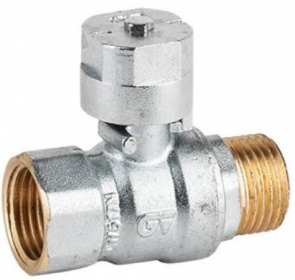 Robinet cu bila, orificiu complet, maner patrat, filet int-ext G 1 1/4&QUOT;, PN 25