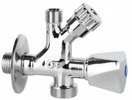Robinet coltar pentru masina de spalat, G 1/2&QUOT; x G 3/4&QUOT; x G 3/8&QUOT;