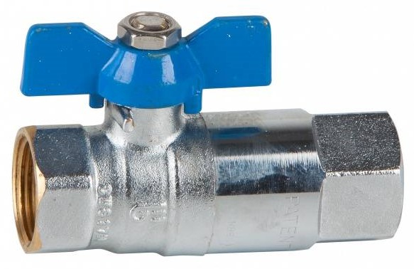 Robinet cu bila si supapa sens, filet G 1&QUOT;, PN 25