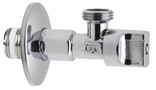 Robinet unghiular montare rapida cu inel PTFE, filet G 1/2&QUOT;xG 3/8&QUOT;, PN 10