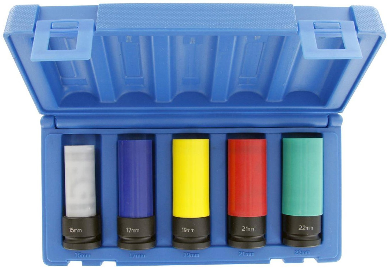 Set tubulare de impact 1/2&QUOT; cu protectie - 5 piese