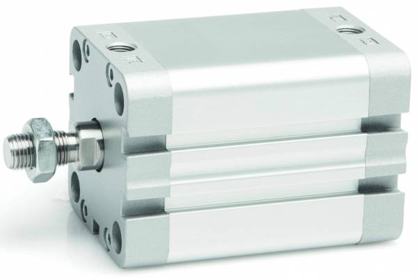 Cilindru compact UNITOP dubla actiune magnetic, tija filet exterior